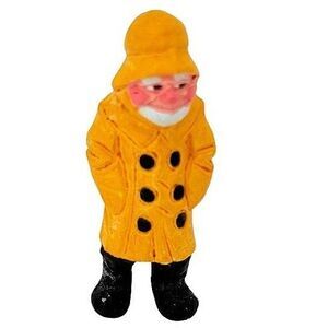 1.75" Miniature Trinket Old Salty Fisherman Nautical Decor Sea Captain Magnet
